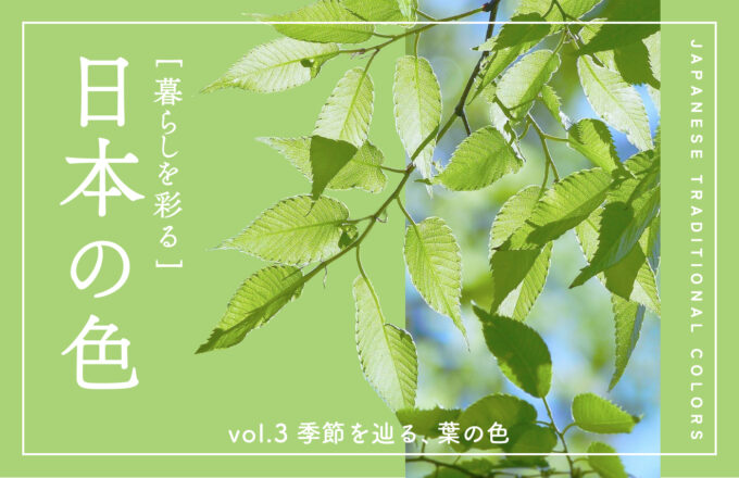 暮らしを彩る 日本の色　vol.3 季節を辿る、葉の色